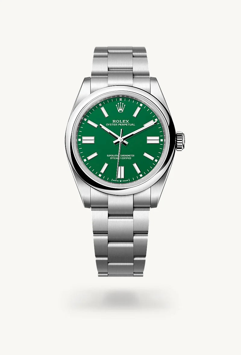 rolex Oyster Perpetual in Oystersteel, M134300-0004 - Schiffman's Jewelers