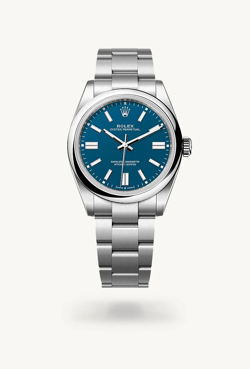 rolex Oyster Perpetual in Oystersteel, M134300-0009 - Schiffman's Jewelers