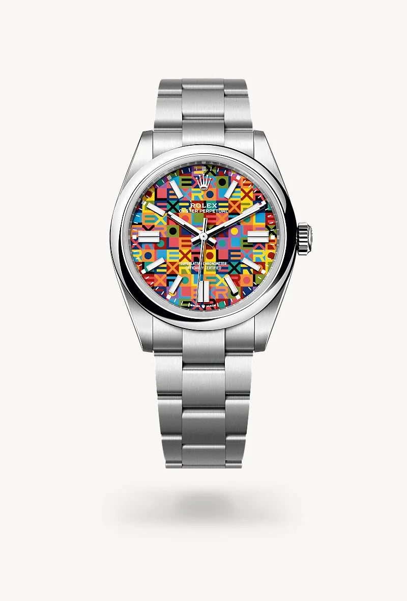 rolex Oyster Perpetual in Oystersteel, M134300-0010 - Schiffman's Jewelers