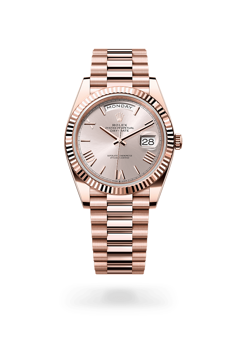 rolex Day-Date in 18 kt Everose gold,  - Schiffman's Jewelers