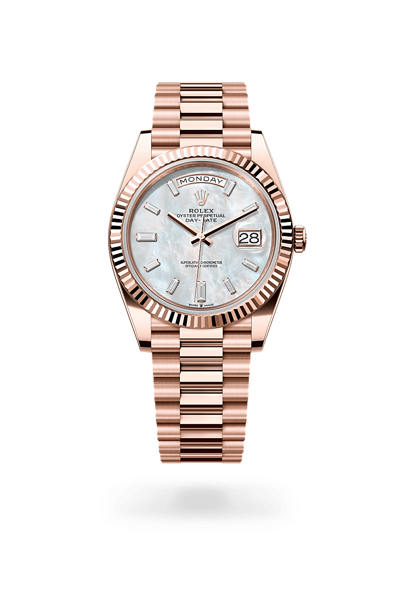 rolex Day-Date in 18 kt Everose gold,  - Schiffman's Jewelers