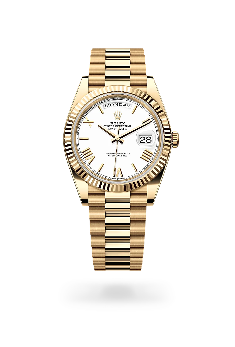 rolex Day-Date in 18 kt yellow gold, M228238-0042 - Schiffman's Jewelers