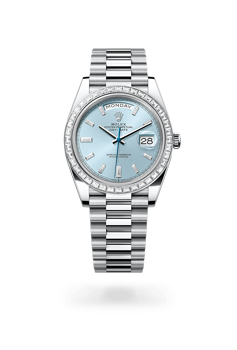 rolex Day-Date in Platinum, M228396TBR-0002 - Schiffman's Jewelers