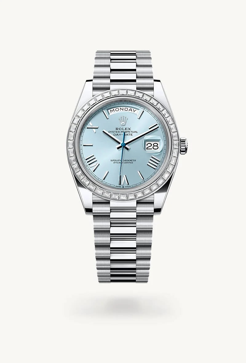 rolex Day-Date in Platinum, M228396TBR-0030 - Schiffman's Jewelers