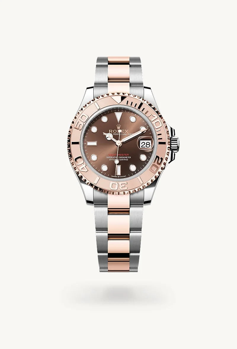 rolex Yacht-Master in Everose Rolesor - combination of Oystersteel and Everose gold, M268621-0003 - Schiffman's Jewelers