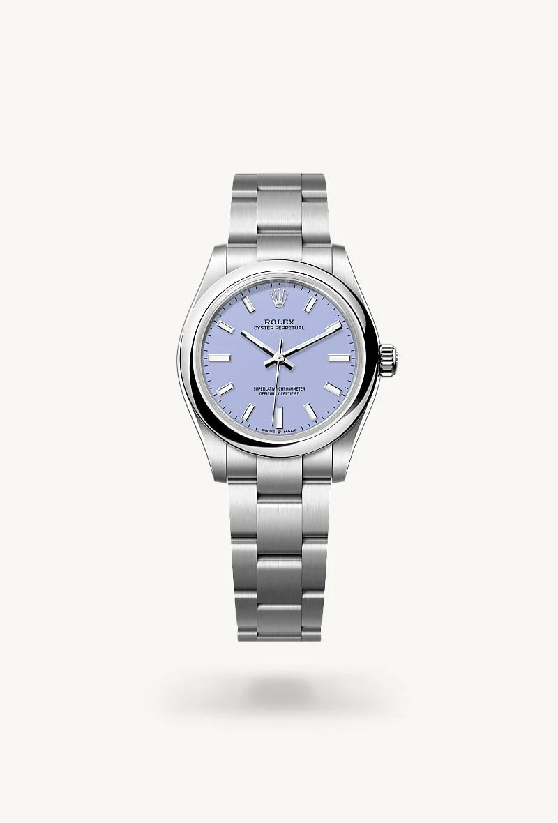 rolex Oyster Perpetual in Oystersteel, M277200-0014 - Schiffman's Jewelers