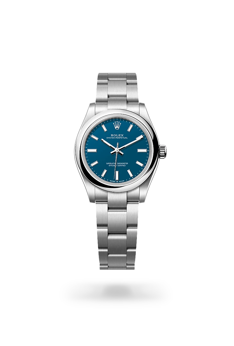rolex Oyster Perpetual in Oystersteel, M277200-0017 - Schiffman's Jewelers