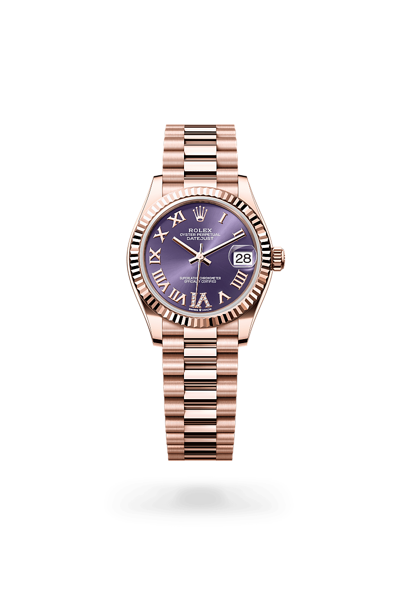 rolex Datejust in 18 kt Everose gold,  - Schiffman's Jewelers