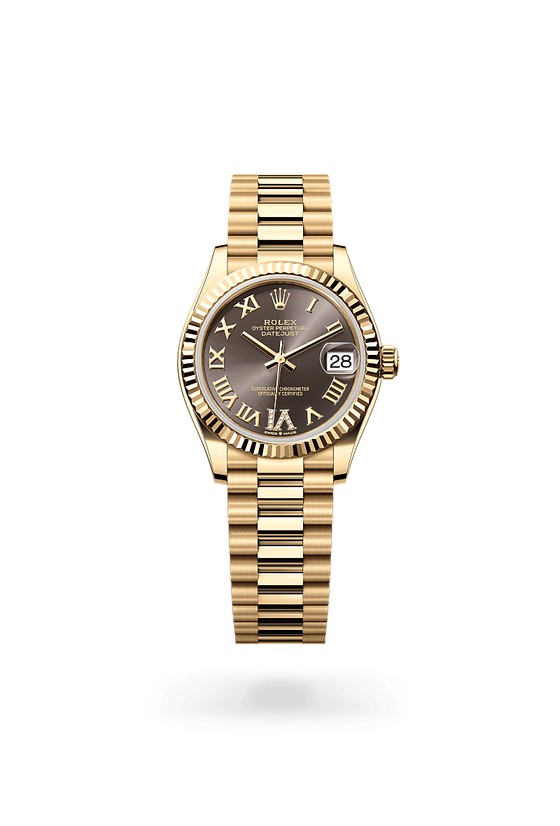 rolex Datejust in 18 kt yellow gold,  - Schiffman's Jewelers