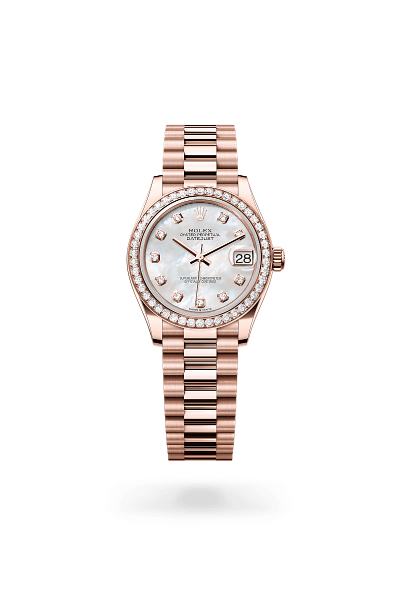 rolex Datejust in 18 kt Everose gold,  - Schiffman's Jewelers