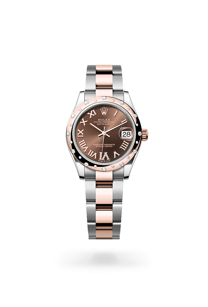 rolex Datejust in Everose Rolesor - combination of Oystersteel and Everose gold,  - Schiffman's Jewelers