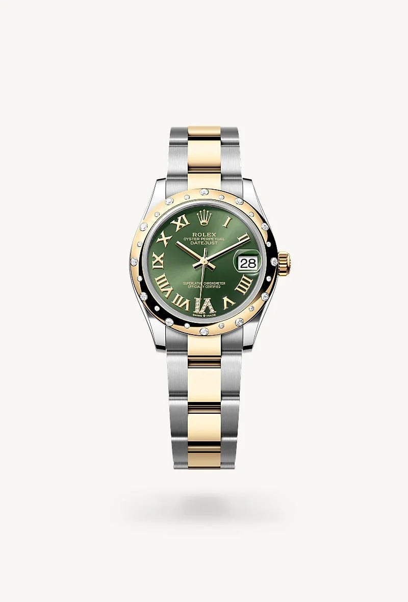 rolex Datejust in Yellow Rolesor - combination of Oystersteel and yellow gold, M278343RBR-0015 - Schiffman's Jewelers
