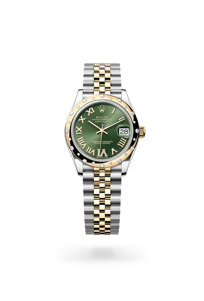 rolex Datejust in Yellow Rolesor - combination of Oystersteel and yellow gold, M278343RBR-0016 - Schiffman's Jewelers