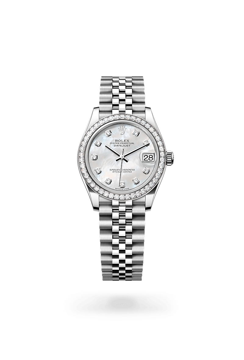 rolex Datejust in White Rolesor - combination of Oystersteel and white gold,  - Schiffman's Jewelers