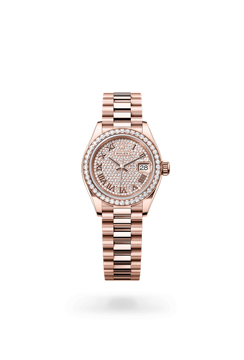 rolex Lady-Datejust in 18 kt Everose gold,  - Schiffman's Jewelers