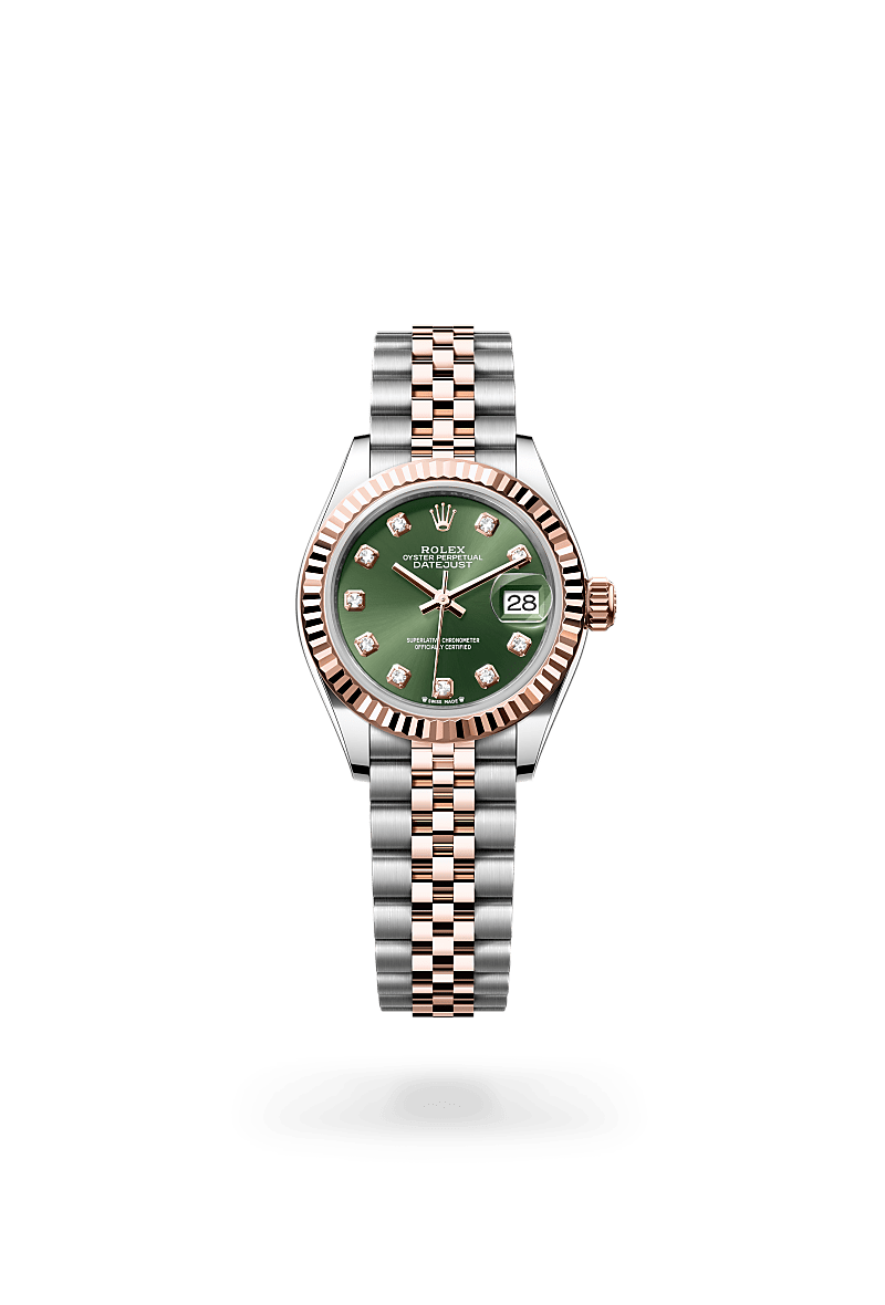 rolex Lady-Datejust in Everose Rolesor - combination of Oystersteel and Everose gold,  - Schiffman's Jewelers