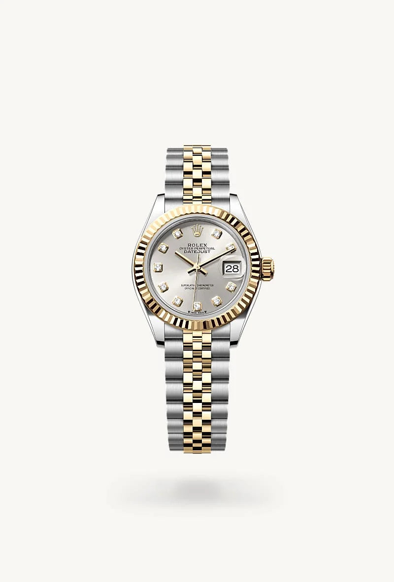 rolex Lady-Datejust in Yellow Rolesor - combination of Oystersteel and yellow gold, M279173-0007 - Schiffman's Jewelers