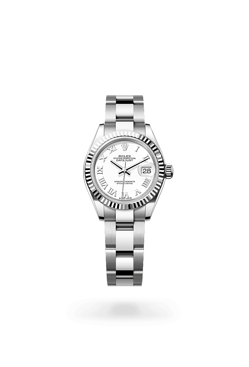 rolex Lady-Datejust in White Rolesor - combination of Oystersteel and white gold,  - Schiffman's Jewelers