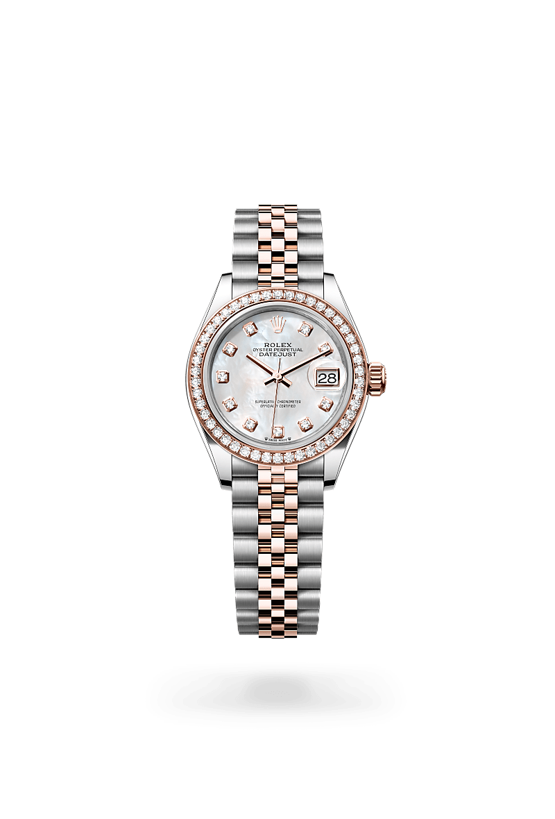 rolex Lady-Datejust in Everose Rolesor - combination of Oystersteel and Everose gold,  - Schiffman's Jewelers