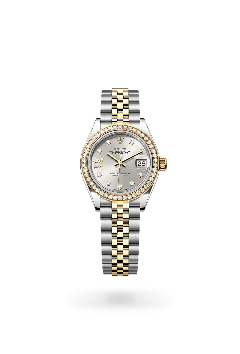 rolex Lady-Datejust in Yellow Rolesor - combination of Oystersteel and yellow gold, M279383RBR-0003 - Schiffman's Jewelers