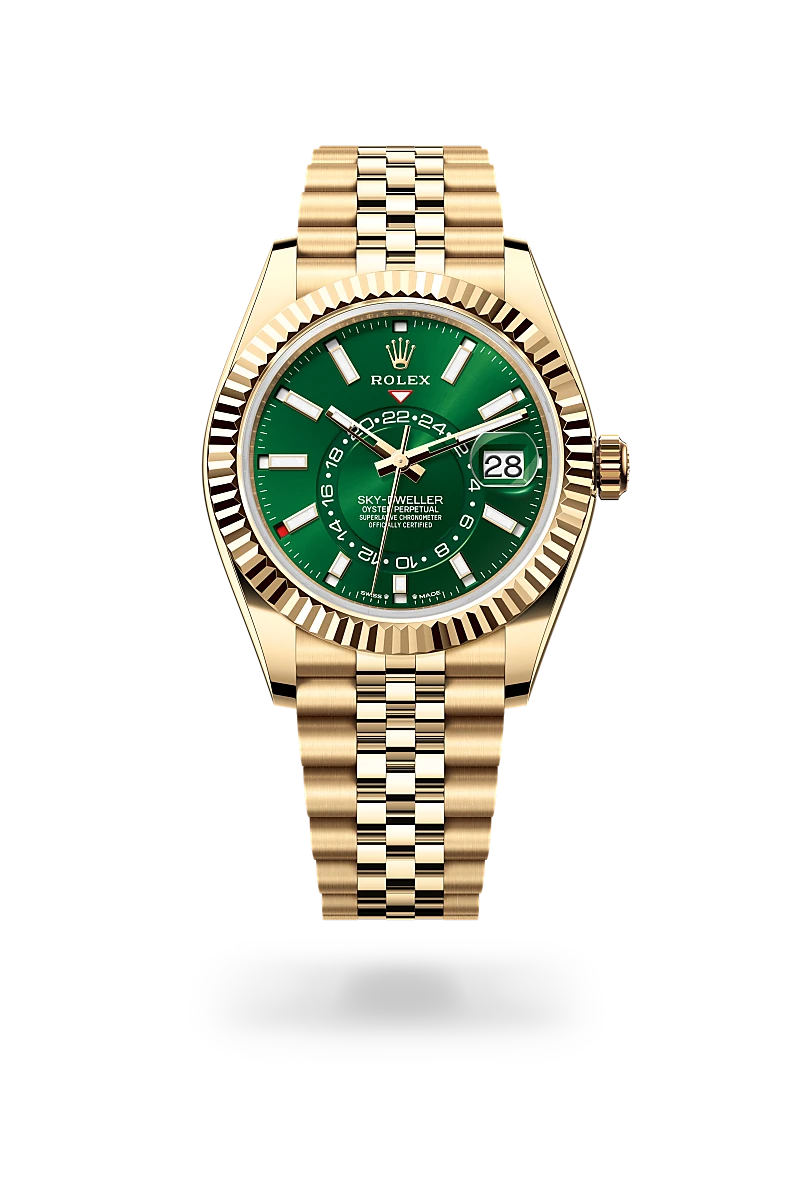 Rolex Sky-Dweller in 18 kt yellow gold, M336938-0008 - Schiffman's Jewelers