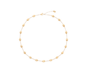 Siviglia Medium Bean Necklace in 18K Yellow Gold