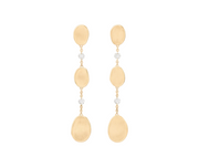 Lunaria 0.41ct Diamond Drop Earrings in 18K Yellow Gold
