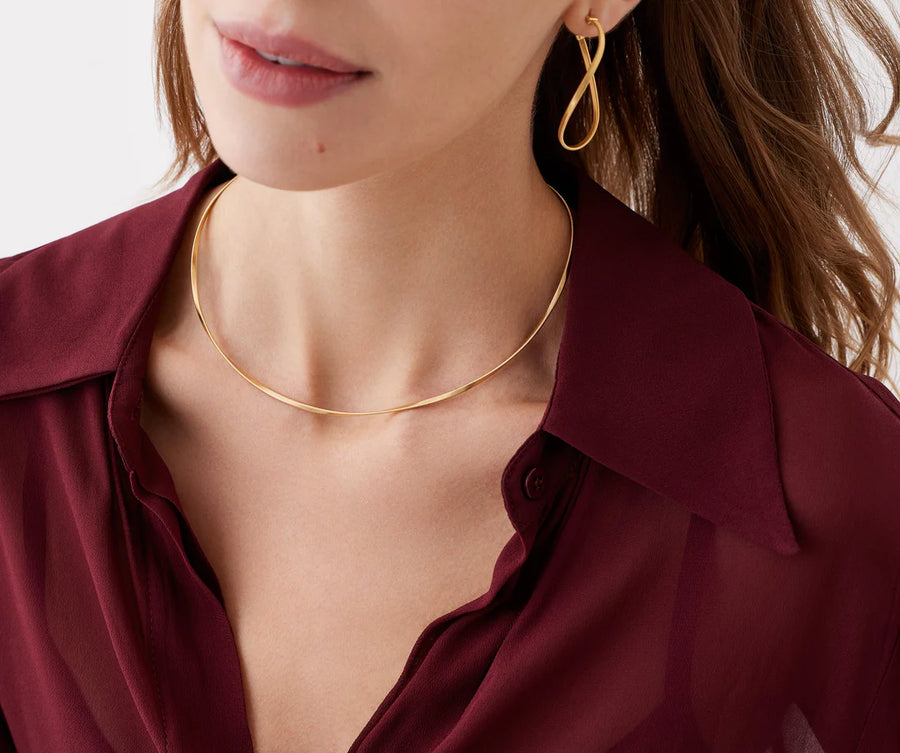 Marrakech Twisted Coil Necklace in 18K Yellow Gold, 16"