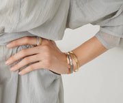 Masai Coil Bangle Bracelet in 18K Yellow Gold