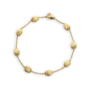 Siviglia Station Bracelet in 18K Yellow Gold, 7.5in