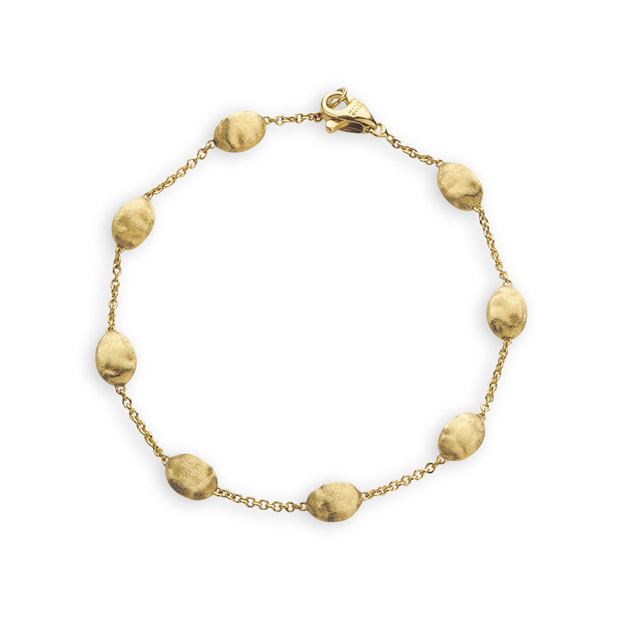 Siviglia Station Bracelet in 18K Yellow Gold, 7.5in