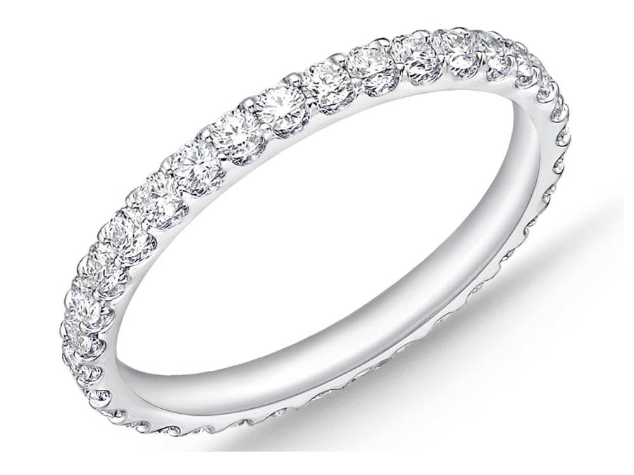 Odessa 0.61-0.79ct Eternity Band in Platinum, Size 6.5