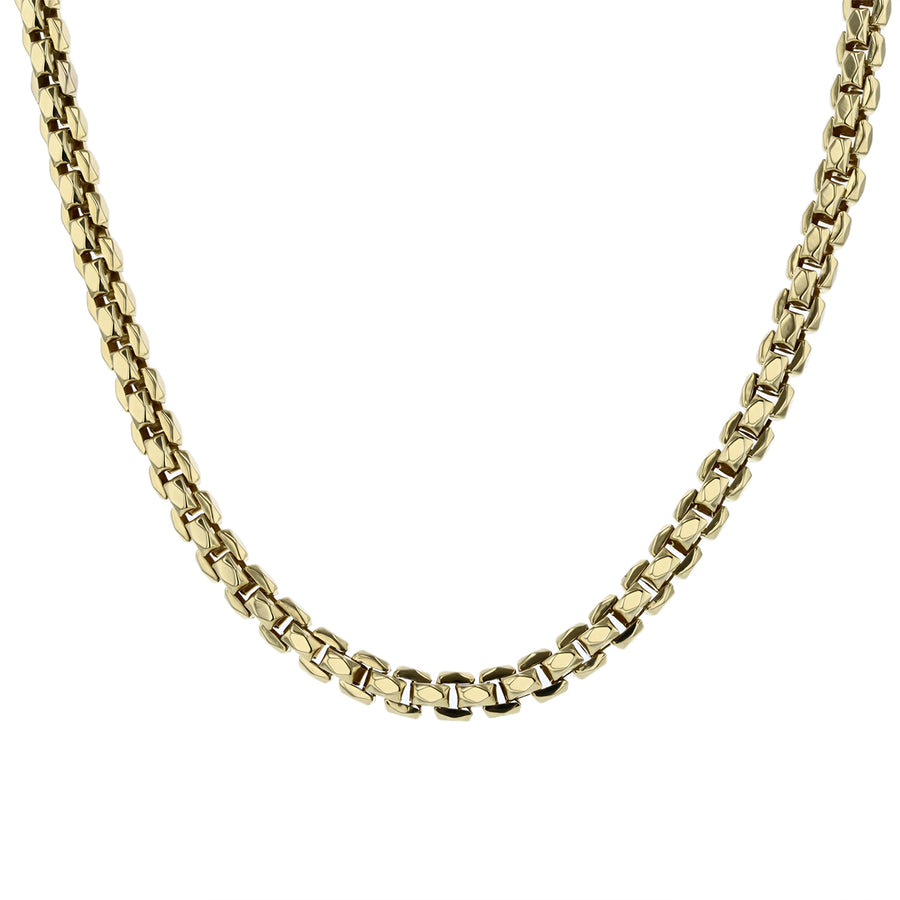 Men's Necklace in 14K Yellow Gold, 24in
