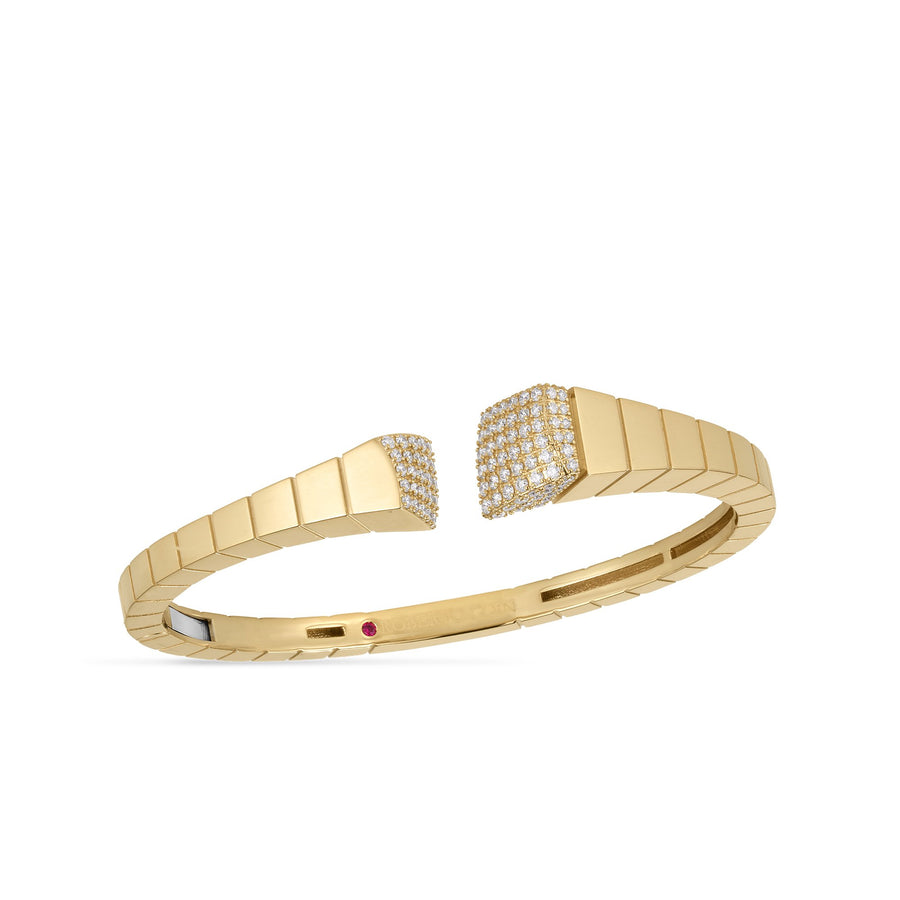 Sauvage Prive 0.97ct Diamond Bangle Bracelet in 18K Yellow Gold
