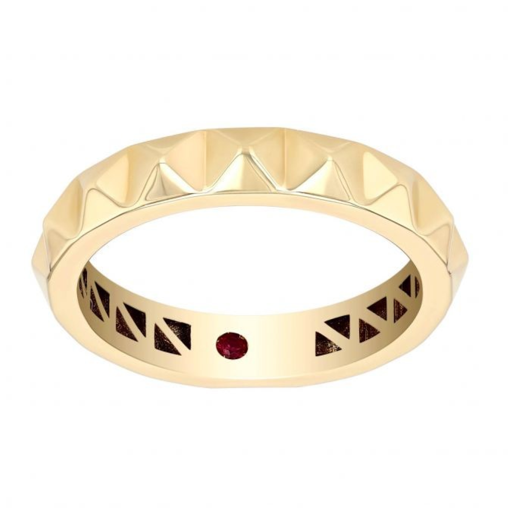 Obelisco Ring in 18K Yellow Gold, Size 6.5