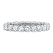 Silk Prong 1.40ct Diamond Eternity Band in Platinum, size 6