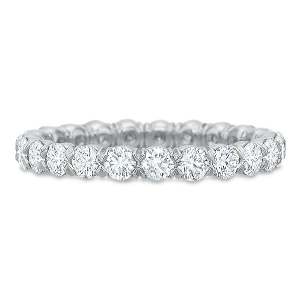 Silk Prong 1.40ct Diamond Eternity Band in Platinum, size 6