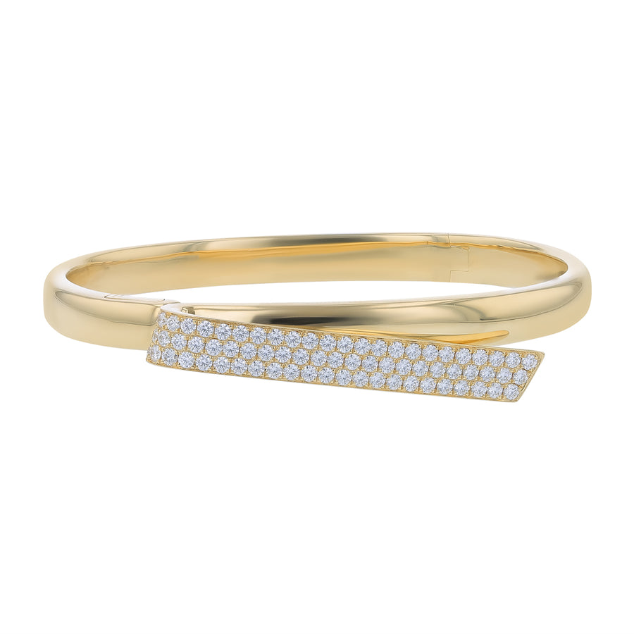 INSIDE/OUT 1.50-1.63ct Diamond Flip Bangle in 18K Yellow Gold