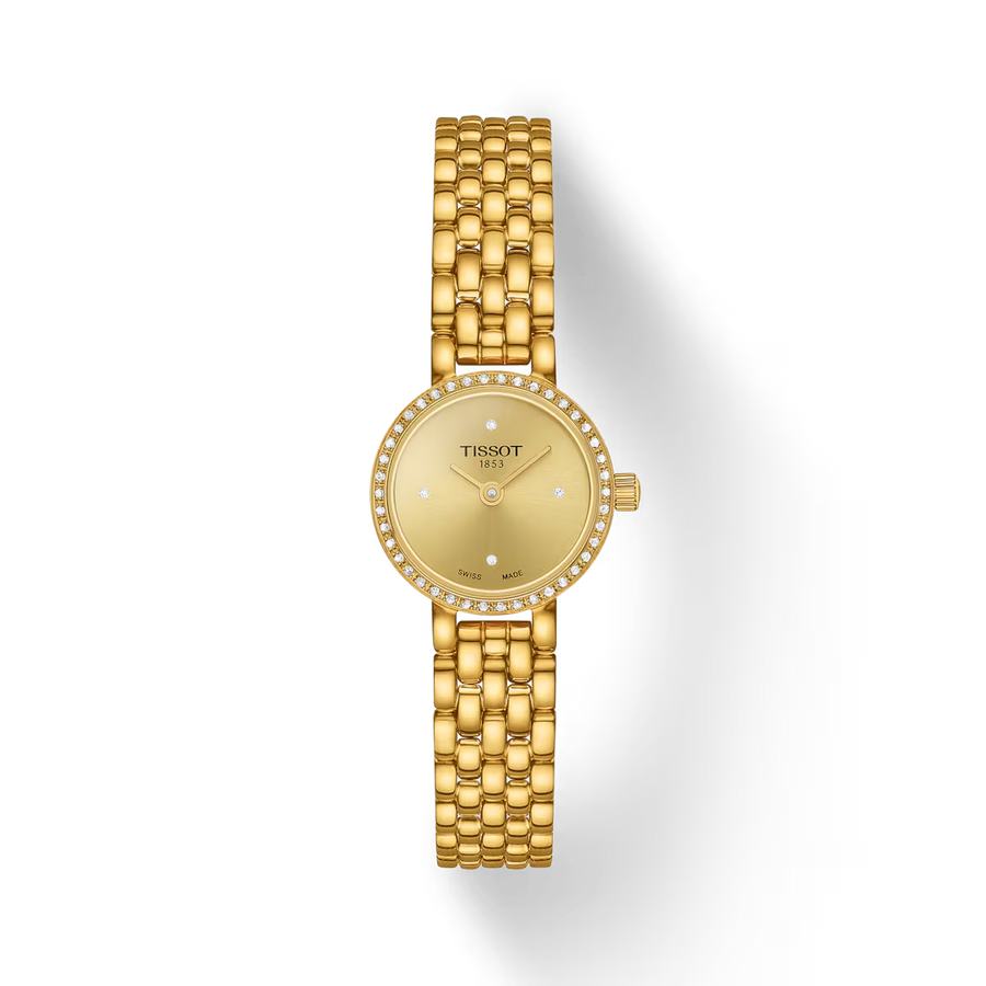 19.5mm Lovely Round Watch with Champagne Dial