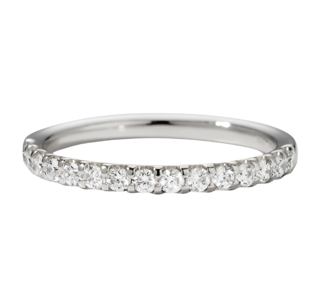 Odessa Diamond Band in Platinum, Size 6.5