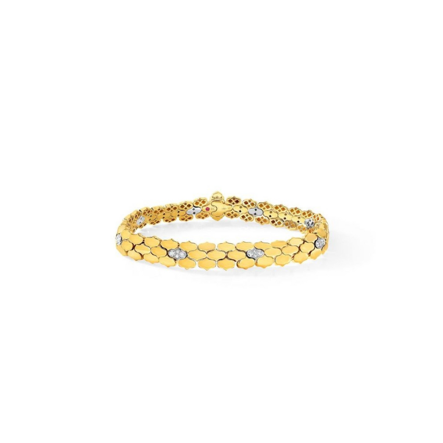 Cobra 0.34ct Diamond Flex Bracelet in 18K Yellow Gold