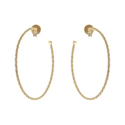 Brilliance of the Sun Hoop Earrings