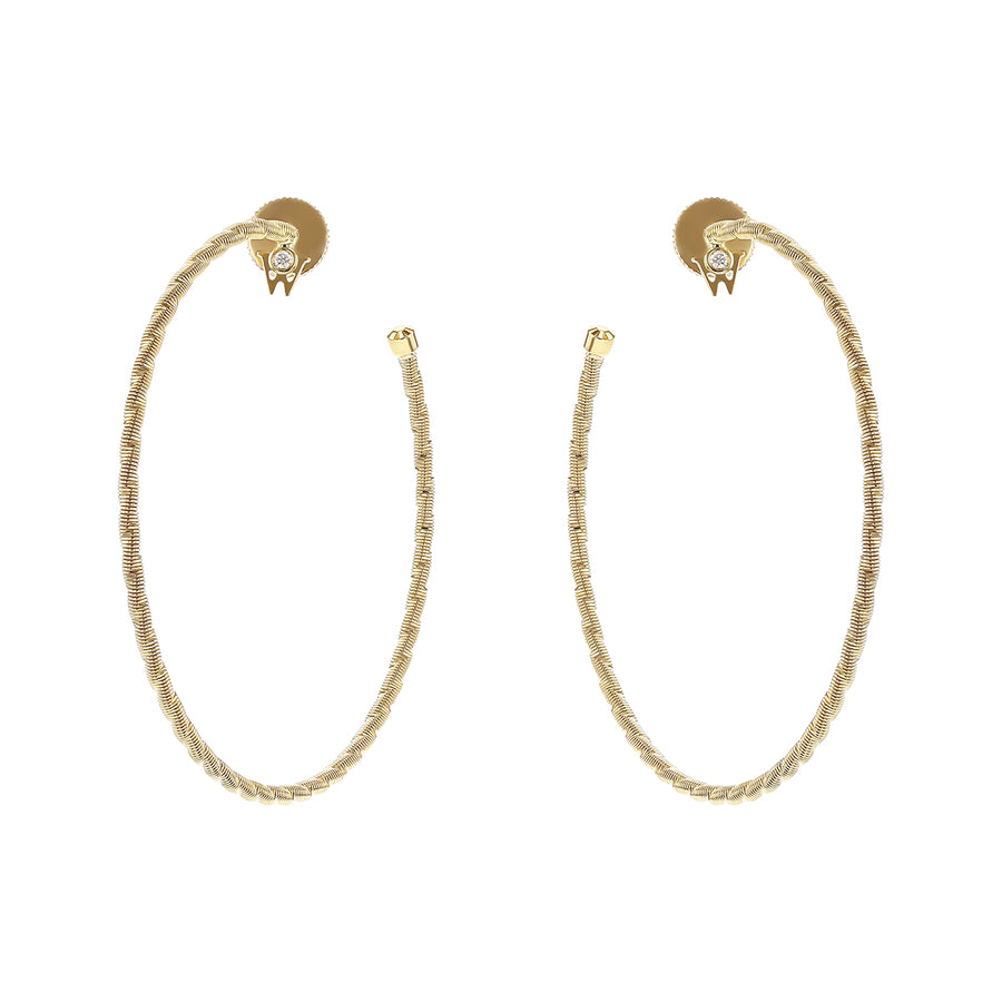 Brilliance of the Sun Hoop Earrings