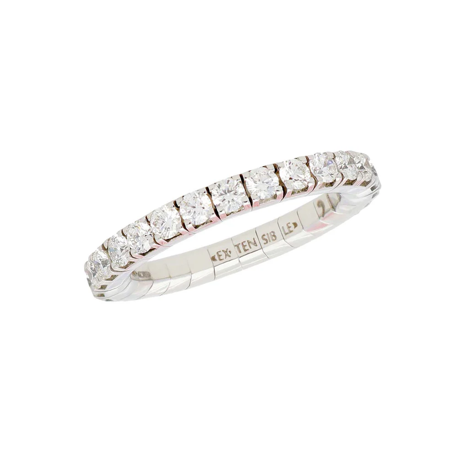 3.48ct Diamond Eternity Band in 18K White Gold