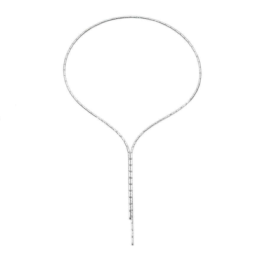 Luminance Flexible Magnetic Convertible Lariat Necklace/Bracelet in Platinum, 27.5"