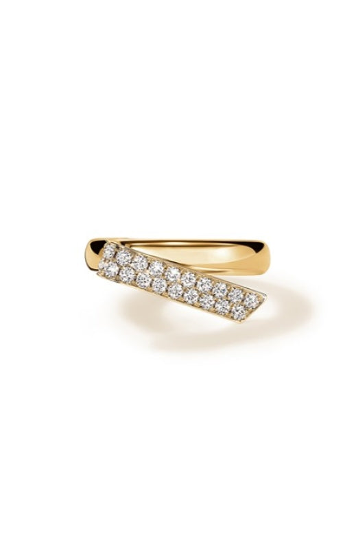 INSIDE/OUT 0.38-0.49ct Diamond Flip Ring in 18K Yellow Gold, Size 6.5