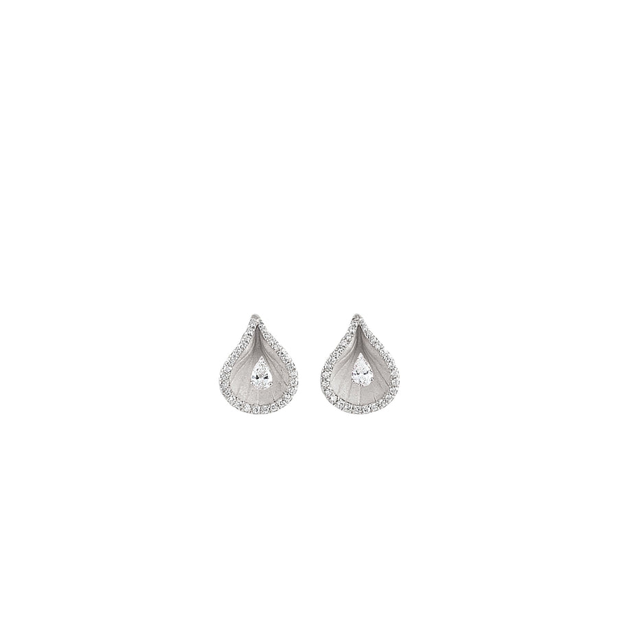 Premiere 0.37ct Diamond Stud Earrings in 18K White Ice Gold