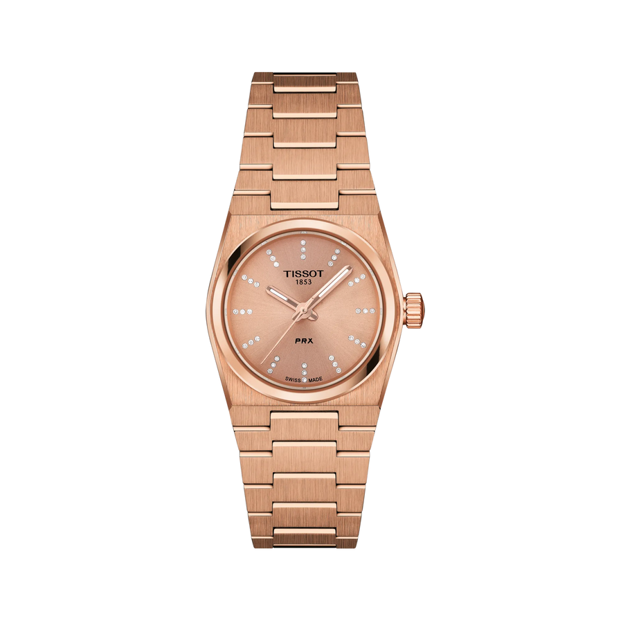 25mm PRX Watch with Nude Dial in Stainless Steel, Bracelet