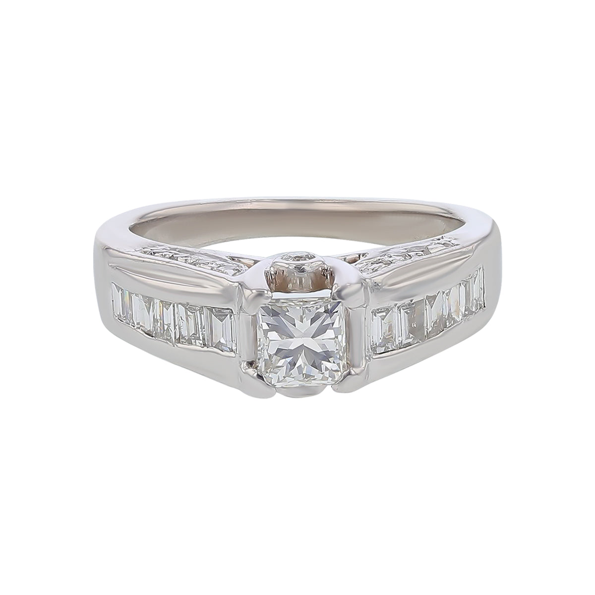 Diamond Ring in Platinum Size 5.25