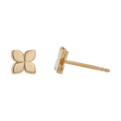 Love in Verona Stud Earrings in 18K Yellow Gold